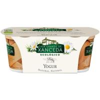 Yogur natural cremoso ecológico CASA G. DE XANCEDA, pack 2x125 g