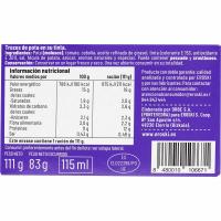 Tiras de potón en su tinta EROSKI, lata 106 g