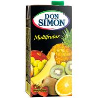 Néctar multifruta DON SIMÓN, brik 1 litro Néctar multifruta DON SIMÓN, brik 1 litro