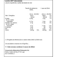 Leche desnatada LARSA, brik 1 litro