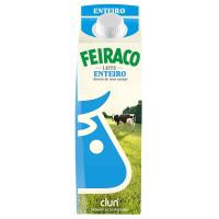 Leche entera FEIRACO, brik 1 litro