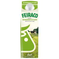 Leche semidesnatada FEIRACO, brik 1 litro