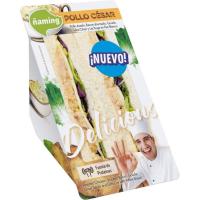 Sandwich de pollo César ÑAMING, 1 ud., 200 g