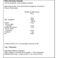 Clara de huevo DEROVO, brik 1 litro