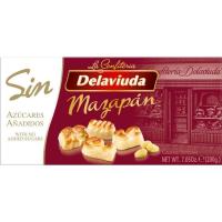 Figuritas de mazapán sin azúcar DELAVIUDA, caja 200 g