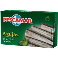 Agujas en aceite de oliva PESCAMAR, lata 115 g