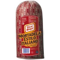 Mortadela estilo italiano OSCAR MAYER, al corte, compra mínima 100 g