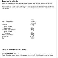 Zanahoria rallada LEYENDA, frasco 180 g 