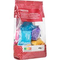 Surtido de polvorón-mantecado EROSKI, bolsa 400 g
