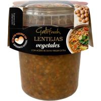 Lentejas vegetales GALIFRESH, tarrina 850 g