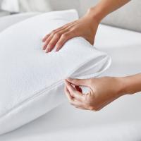 Funda de Almohada rizo Aloe Vera, cierre cremallera PIKOLIN