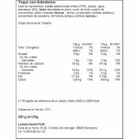 Yogur enriquecido de arándanos LA LECHERA, pack 2x125 g