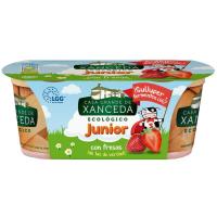 Yogur junior eco sabor fresa CASA GRAN XANCEDA, pack 2x125 g