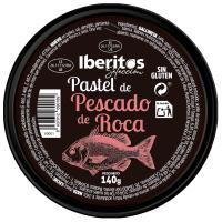 Pastel de pescado de roca IBERITOS, tarrina 140 g