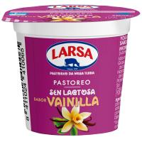 Preparado lácteo sin lactosa de vainilla LARSA, tarrina 125 g