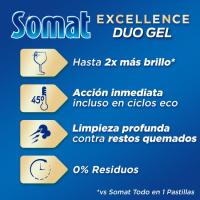 Lavavajillas máquina gel limón SOMAT, botella 35 dosis