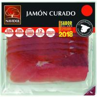 Jamón curado menos sal NAVIDUL, sobre 150 g