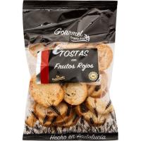 Chapatitas de frutos rojos EROSKI, bolsa 100 g