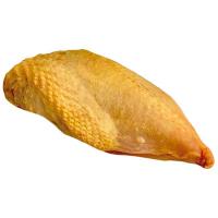 Pechuga con piel, al peso, compra mínima 500 g