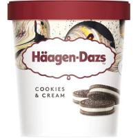 HAAGEN DAZS banilla eta cookie izozkia, terrina 386 g