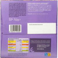 Panettone relleno de pepitas de chocolate EROSKI, caja 750 g