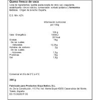 Queso tierno latino GOYA, cuña 300 g
