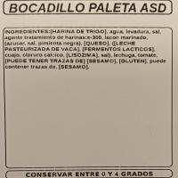 Bocadillo de paleta asada, 1 ud