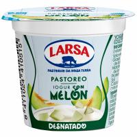 Yogur desnatado con melón LARSA, tarrina 125 g