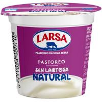 Preparado lácteo sin lactosa natural LARSA, tarrina 125 g