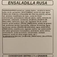 Ensaladilla rusa, al peso, compra mínima 250 g