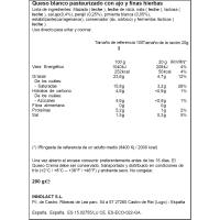 Queso crema ajo y finas hierbas QUESCREM, tarrina 200 g
