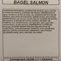 Bagel de salmón, 1 ud