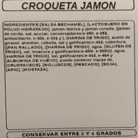 Croquetas de jamón ibérico, al peso, compra mínima 250 g