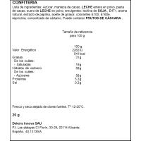 Piruleta de chocolate con animales de Pascua DEKORA, 1 ud, 20 g