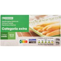 Espárrago blanco mediano 9/12 piezas EROSKI, lata 150 g
