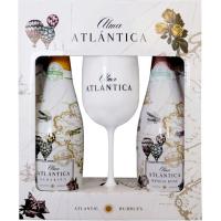 Albariño y Mencía ALMA ATLÁNTICA, pack 2x75 cl + Copa Albariño y Mencía ALMA ATLÁNTICA, pack 2x75 cl + Copa