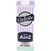 Leche a2a2 semi sin lactosa DELEITE, brik 1 litro