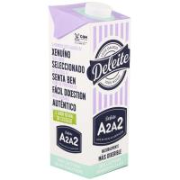 Leche a2a2 semi sin lactosa DELEITE, brik 1 litro