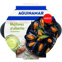 Mejillón cocido al albariño AGUINAMAR, bandeja 500 g