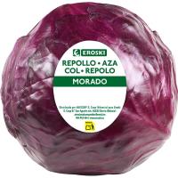 Repollo morado EROSKI, pieza al peso aprox. 1.5 kg