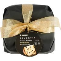 Panettone EROSKI SELEQTIA, caja 750 g