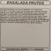 Ensalada de frutos rojos, 1 ud