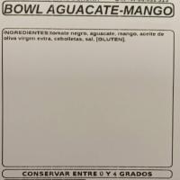 Bowl de aguacate y mango, 1 ud