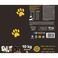 Alimento para perro SNUT PET FOOD, saco 10 kg