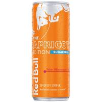 Bebida energética sabor albaricoque-fresa RED BULL, lata 25 cl