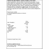 Lote jamón de cebo ibérico LEGADO SERIE ORO, 8,5 kg aprox., 1 ud