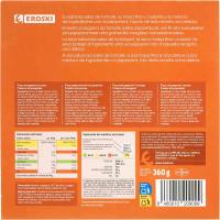 Pizza pepperoni EROSKI, caja 345 g