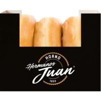 Donas de azúcar HORNO HNOS JUAN, 3 uds, caja 126 g