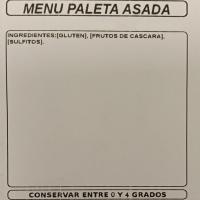 Menú individual: Paleta asada