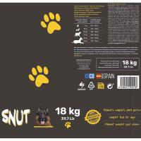 Alimento para perro SNUT, saco 18 kg